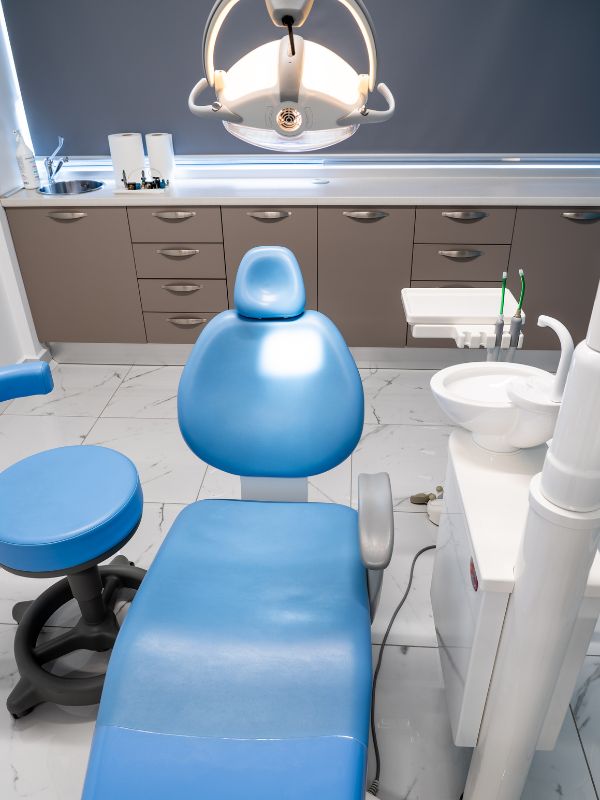Riunito odontoiatrico nello studio dentistico